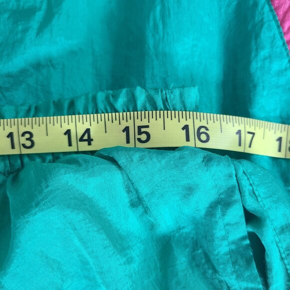 Vintage Blair Boutique Color Blocking Windbreaker 1980's Tracksuit Size L - Picture 15 of 16